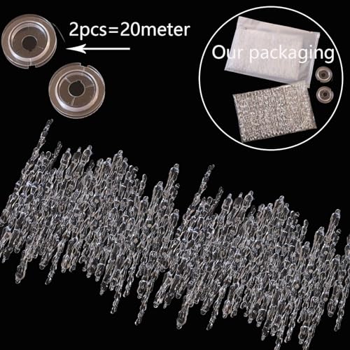 Kerstboom decoraties 50 stuks ijsje hangers, acryl ijsjes, kerstboom decoratie