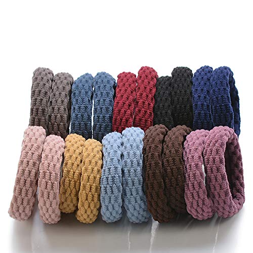 100 stuks haarbobbels elastisch vlechtrubber haar elastisch haar elastisch haar elastisch haar elastische band in 10 kleuren (Net) 4