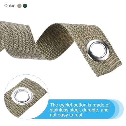 16 Inch Stake Boom Ties 8 Pack Boom Ondersteuning Berichten Boom Straightening Ties met Grommets voor nieuw geplant, recht, groen, bruin 4