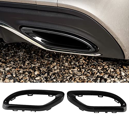 Uitlaatstrip Cover Trims, Gloss Black Uitlaatstrip Cover Trims Vervanging voor A B C E GLC CLS-klasse W177 W247 W205 W213 X253 C257 5