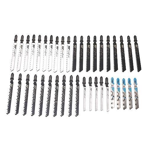 40-Piece puzzelblad van hoge snelheid staal voor het snijden van hout beter zagen, breed toepassing, in totaal 40 stukken, solide Shaft, Premium Materiaal 3