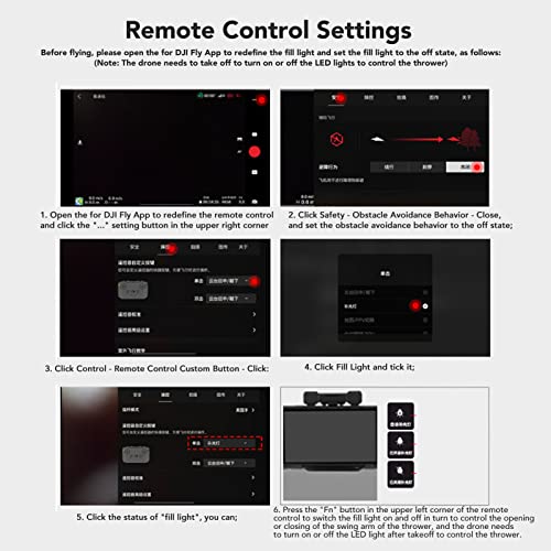 Airdrop System Thrower, Payload Delivery System Drone Levering met Landing Gear voor 3 3Pro, Dark Grey