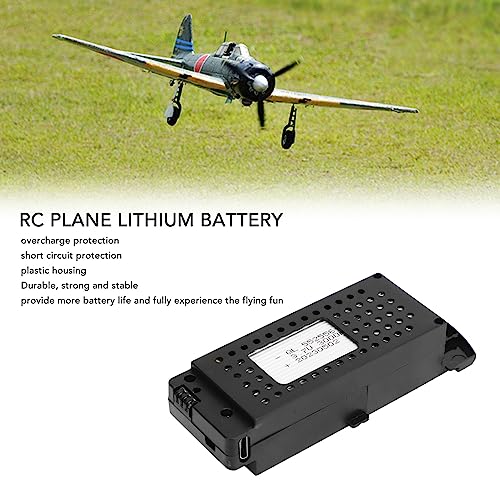 3.7V 3000MAh Drone Lithium Batterij, 2PCs Oplaadbeveiliging Draagbare RC Batterij Vervanging met 3 in 1 Kabel voor S6 G6 Drone RC vliegtuigen