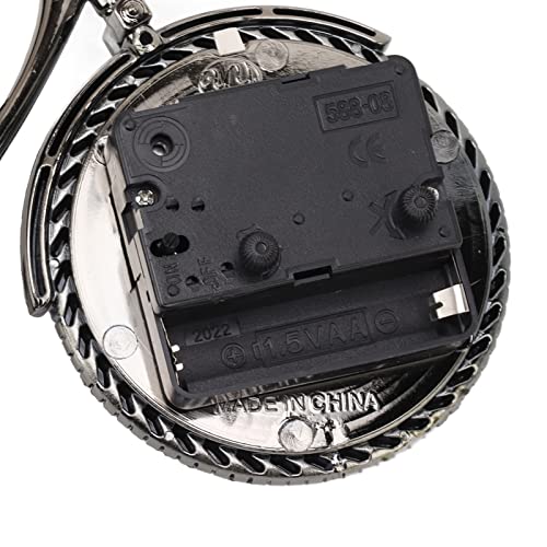 Bureau Bike Clock Batterij Bediende Vintage Bureaublad alarmklok Compacte Art Ornament Decoratieve Realistische Slaapzaal Home Dagelijkse Decoratie 5