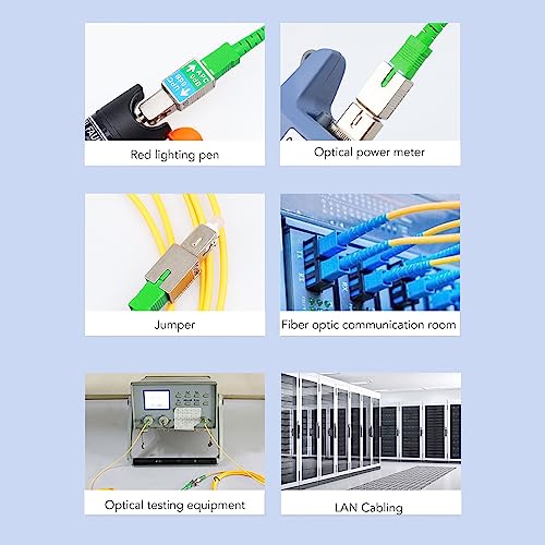 Fiber Optic Adapter SC UPC Man naar SC Vrouwelijke Adapter 1200nm tot 1600nm Hybride Optische Converter Connector Koppelen 3