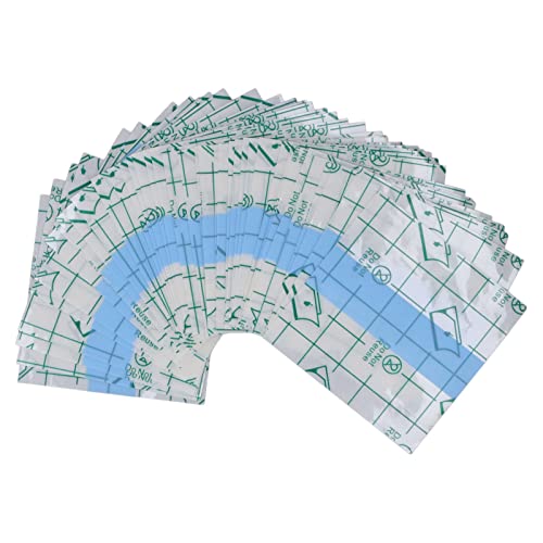 100 st. Make-up hand palet Waterdichte PU Film Zelfklevende wegwerp make-up mengen palet