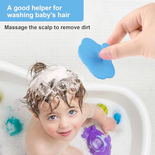 Baby Scabies Comb, Melkmand Comb, Zachte Siliconen Hoofd Ice Verwijder Baby, Melkmand en Baby Comb, Baby Brush voor Vriendin die heeft lood of zwanger (Kleur) 3