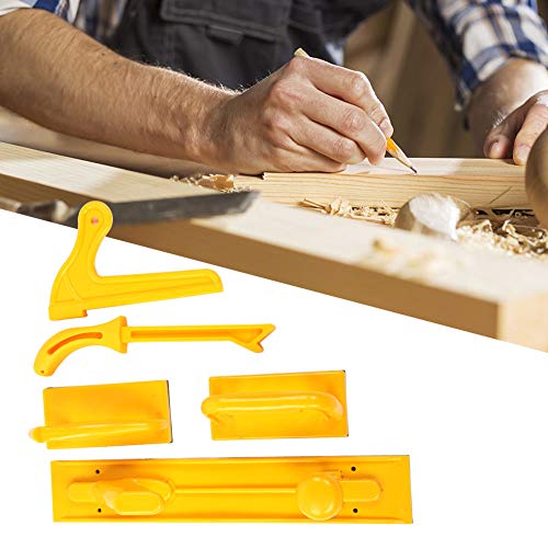 Duwblok, 5-delige veiligheidsdrukblok en stickpakket Gereedschap voor het frezen van hout 5