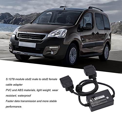 Auto OBD2 Diagnostische Kabel Auto Diagnostische Kabel: OBD2 Man-vrouw Diagnostische Adapter Kabel S.1279 S1279 Module Vervangen voor Peugeout Bipper Auto Reparatie Tool 3