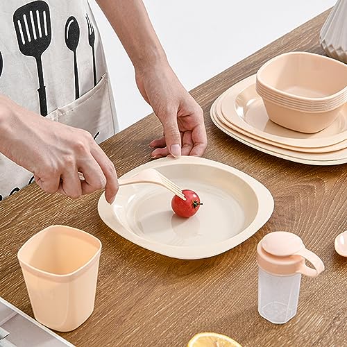 Outdoor Portable Tafelgerei Set Camping Utensil Set Picnic Bestek Set Travel Tafelgerei Set voor Camping Wandelen Reizen BBQ Grillen Roestvrij staal Accessoires Spoon Fork