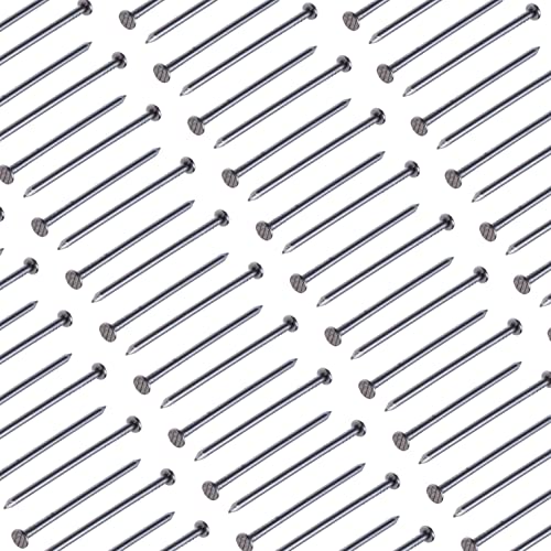 Nagels voor hout platte ronde kop (verpakking van 500) Black Nail Heavy Duty voor doe-het-zelf en ambachten Home Decor Houtwerk Meubels Afmeting: Lengte 20mm Diameter Nagel 1.2mm 5