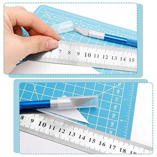 Craft Mat, A5 Cutting Mat (22 x 15 cm), Craft Mat, Cut Resistant met Steel Linear en Stitch voor Naaimatten, Mouse Pads, Snijmatten (One Side) 5