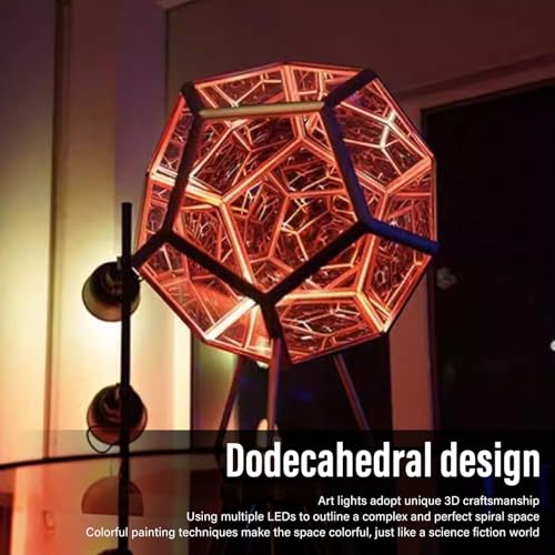 Dodecahedron Nacht Licht Dodecahedron Kleur Kunstmatig Licht Gaming Licht LED Nachtlamp voor kinderen kamer slaapkamer woonkamer bedzijde tafel 5