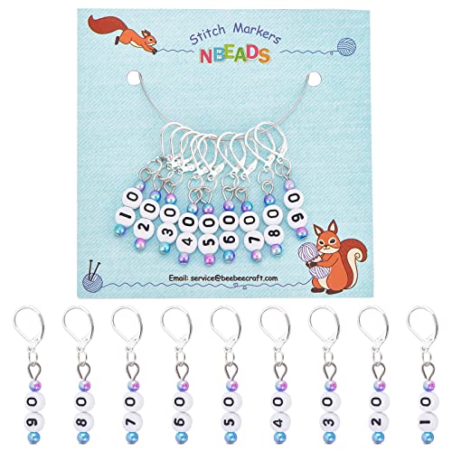 Stitch Markers, Enamel Legering haak steek Marker Charms Removable Lobster sluiting vergrendeling Stitch Marker voor breien Weven Naaien Accessoires, Acryl