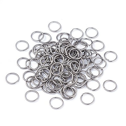 1000 st 10mm Open Jump Rings Kleine ronde 1mm dikke gezamenlijke ringen voor sieraden maken