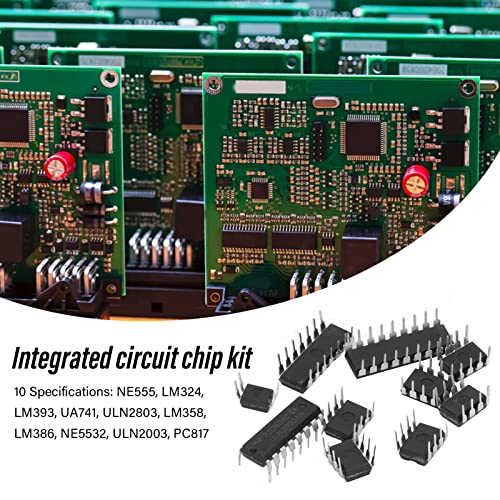 85 stuks IC Assortiment Kit 10 Kinds Geïntegreerde Circuit Chip IC Chips Inclusief NE555 LM324 LM393 UA741 ULN2803 LM358 LM386 NE5532 ULN2003 PC817 4