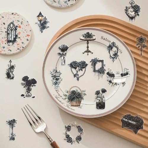 Donkere roze Transparante Stickers voor tieners en volwassenen, 50 stuks, Donkerroze, Waterdichte Vinyl Sticker Set, Auto, Motorfiets, Fiets, Skateboard, Snowboard, Bagage, Laptop, Koffer, Helm