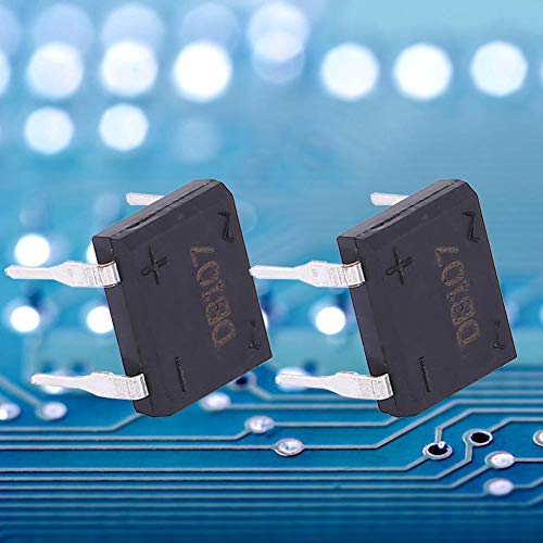 10st DB107 Diode Rectifier Bridge, 1A, 1000V, 4-Pole, Rectifier Bridge for Industrial Electronic Circuits, diode Bridge (Pack of 10) 5