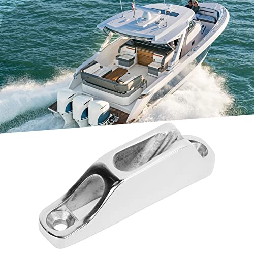 Touw Cleat, Ship Yacht Onderdelen Boot Touw Clam Kleed 18x80mm Hardware Marine Graad 316 Roestvrij stalen boot Kleet voor Ship Kayak Accessoires 3