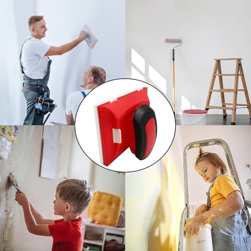 Zeeprecisieverf trimmend gereedschap, Latex verf trimmen voor DIY schilderen - Highlight Walls, versieringen en skirtborden duidelijk zonder tape - Home Verbetering Essentiële leveringen 5
