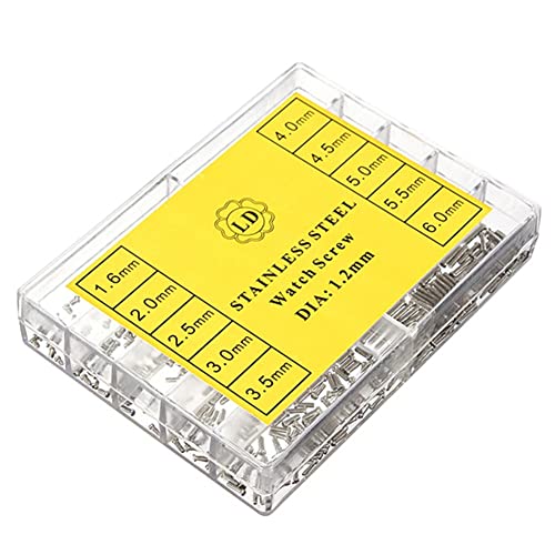 1.6-6mm kleine roestvrijstalen schroeven voor horloges schroef horlogemaker gereedschap