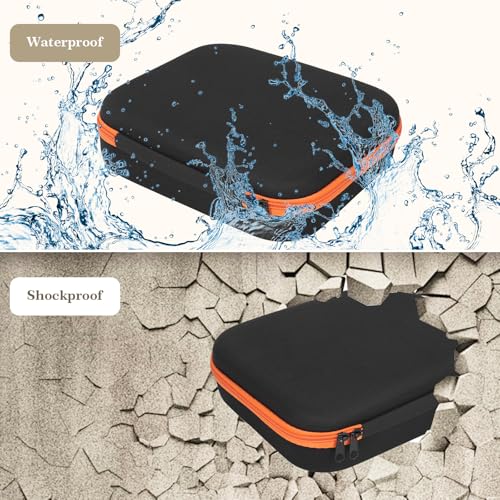 Kleine draagbare gereedschapszak, zwart, EVA, 27cm/33cm, hangend riemrits gereedschapsset, multifunctionele draagbare gereedschapszak (27 x 22 x 7 cm) 5