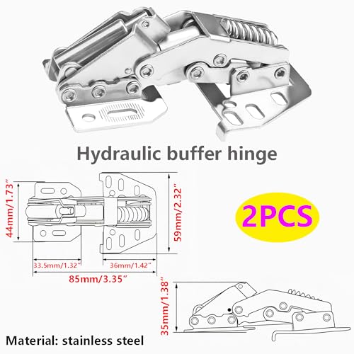 2 stk kast deksel ondersteuning scharnieren, deksel verblijf lift buffer scharnier, zware plicht vouw scharnieren, ondersteuning tot 25 kg, scharnieren voor kast, boekenplanken, karavanen