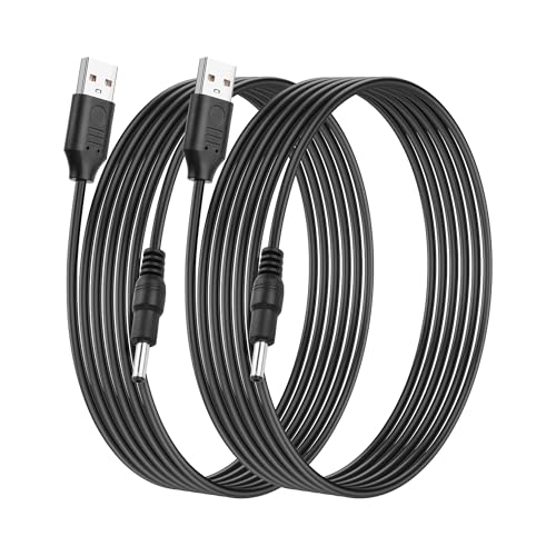 USB naar DC 3,5 x 1,35mm Power Cable 5V 2A 10FT (3m), CCTV Camera Laadkabel voor IP-camera's/LED-verlichting/Set Top Boxen, Pure Koper Core