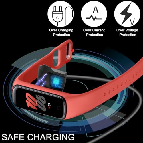 Laadkabel voor Galaxy Fit 2, USB-oplader stand, vervanging opladen Doc Kabel voor Samsung Galaxy Fit2 SM-R220 Sporthorloge, Smart Watch Accessoire Adapter, 1 m & 0,15 m, Pack van 2 4