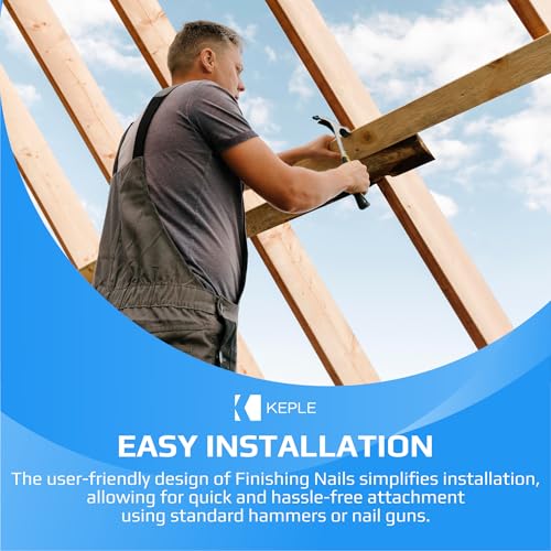 Panel Pins Afwerking Nagels Veneer Pins (verpakking van 100) Geel gegalvaniseerde Nail Gegalvaniseerd Heavy Duty for DIY and Crafts Home Decor Houtwerk Meubels Bouwgrootte: Lengte 60mm Diameter Nagels 2.5mm 3