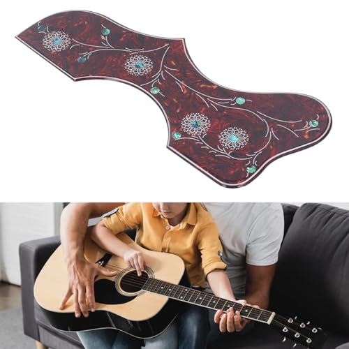 Celluloid Acoustic Guitar Pickguard, 2.5mm Dikte, Scratch Protection, Zelfklevende Sticker, Volksgitaar Decoratie 5
