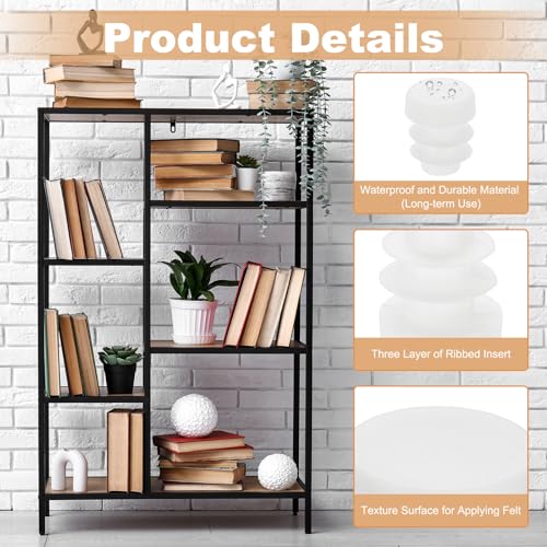 Ronde Plastic Plug, 16 st 1.11inch/28mm Tubing Invoegen End Caps Plastic Plug Cap voor Ronde Tubing Stoel Benen Meubels Metalen Tubing Hardware Plugs Hences, Wit 3