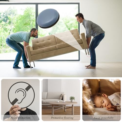 24st Sliders, Zelfklevende meubels Sliders Pads PTFE Teflon Apparaat schuifregelaars Zelfklevende meubels Sliders Keukenapparaat Schuifstukken voor luchtfriteuse 5