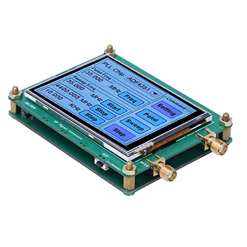Signal Generator High Precision Full Touch Screen RF Scan Point Frequency Module Radio PC Counter Control met Data Cable SMA Female ADF4350 / ADF4351 (ADF4351)