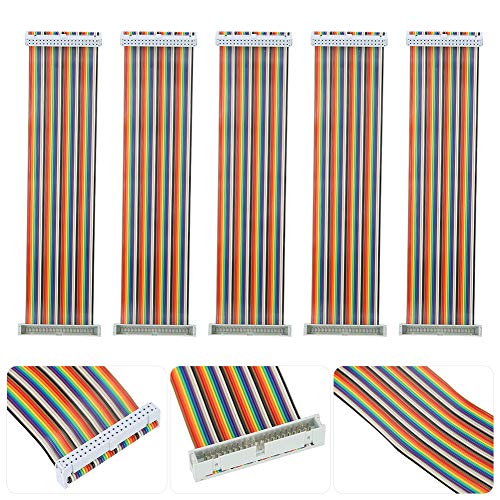 5Pcs Gpio Kabel voor man tot vrouw 40pins Draad Computer Accessoires 20cm 40 Pin Ribbon Kabel Gpio uitbreiding Hoed 4 Adafruit Socket Conne 5