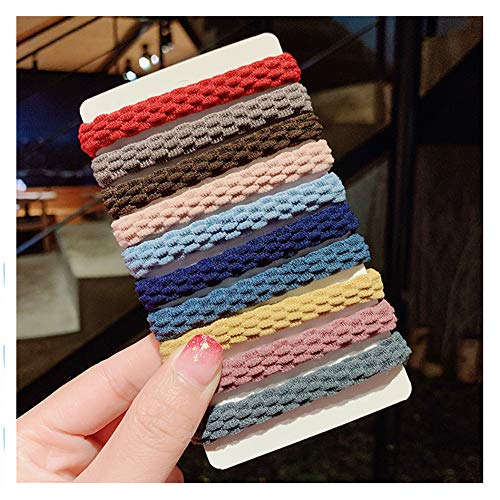 100 stuks haarbobbels elastisch vlechtrubber haar elastisch haar elastisch haar elastisch haar elastische band in 10 kleuren (Net) 3