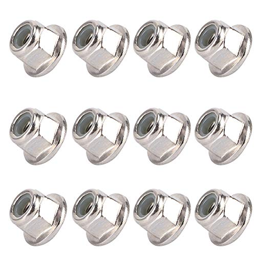 12PCS 4mm Anti-slip wiel slot Nut onderdelen geschikt voor Axial Traxxas TRX4 TRX6 SCX10 1/10 RC Model Car(Zilver) 3