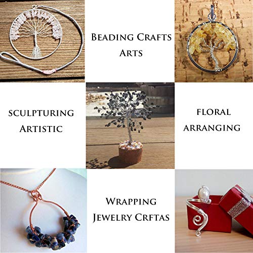 0.5mm Corrosiebestendig koperdraad 23m Buigbare metaaldraad Zilver voor het omwikkelen van sieraden Kralen Sculptuur ambachten 5