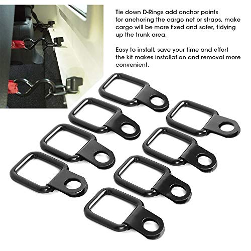 8st D Ringankers Hardtop/Cover Quick Remove Fastener bevestigingsmiddelen Geschikt voor JK YJ TJ JKU Sport/Sahara/for Freedom/Rubicon X Unlimited 9517