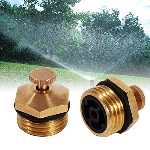 5 Messing Sprayers Spray Verstelbare Centrifuges Water Atomizer 1/2 Inch Outdoor Koelsysteem Tuin Irrigatie Farm Lawn Sprinkler System Waternevel Atomizer voor buitengebruik
