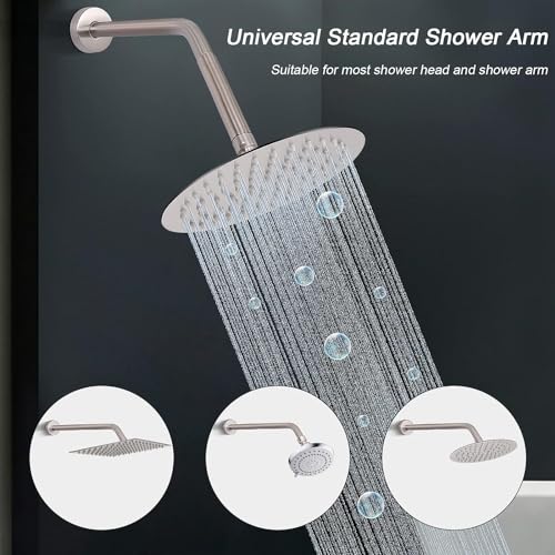 4" Ronde Roestvrij stalen douche uitbreiding Buis, met Chrome Plated Extension Pipe, Badkamer accessoire 3