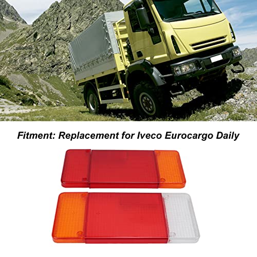 Paar van Truck staart licht, links rechts rood oranje witte vrachtwagen staart licht lenzen voor Iveco Eurocargo Dagelijks