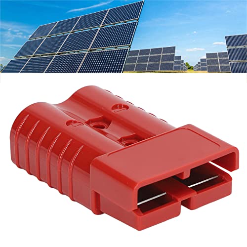 350A 600V Plug Connector SH350 Dubbele Pool Hoge Huidige Batterij Quick Connector Kit voor Auto Solar Caravan Boat Vorklift, 350A Batterijconnector, Interconnect Terminals (rood) 5