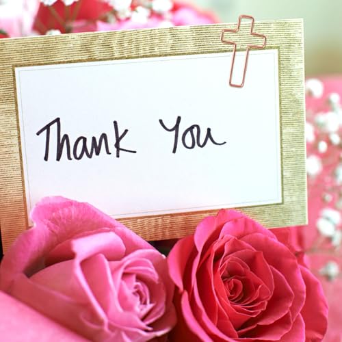 100 stuks gekruiste paperclips, paperclipvorm Een kruis Een bijbel Christelijke pagina Markers Accessoires Bijbelstudie voor vrouwen Mannen Christelijk geschenk (Goud, Rose Gold) 5