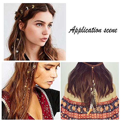 Dreadlock kralen Tibetaanse stijl 15 Kinds los gevlochten haar kralen DIY sieraden accessoires Legering kralen voor Afrikaanse DIY haar ponytail decoratie 150 5