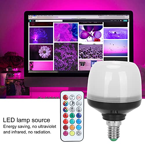 E14 Kleur veranderende lichtbollen 5W LED-lichtbollen, met afstandsbediening voor Home Decor Bedroom Stage Party 85-265V 4
