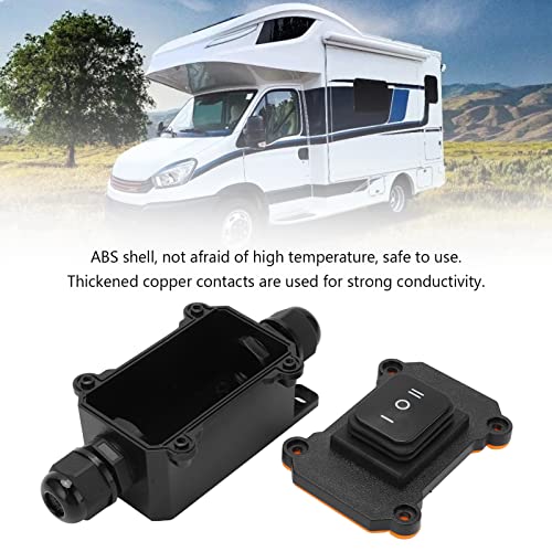 Rocker Switch, 3 niveaus, ON/OFF/ON, 12V, 16A, IP68, Waterproof, Universal voor auto, boot, boot, boot, boot, boot, boot, boot, boot, boot, boot, boot 4