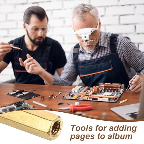 24Pcs M3 30+8mm Hex Standoff Spacer, man tot vrouw koper Threaded Pilars Standoff Spacer Hexagonal Spacers Spacers Standoffs Schroeven Noten voor PC PCB Moederbord 4