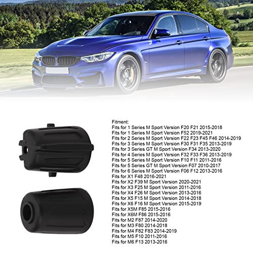 Auto Stuurwielknop; Auto Stuurwiel Switch Knoppen:Stuurwiel sleutel controleknop Multifunctionele ABS 61317849411 Past voor 1 2 3 4 5 6 serie Chromeplate Automotive Interieur (zwart) 4