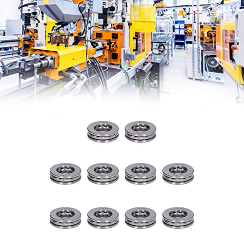 10 PCS Airplane Thrust Ball Bearings Miniature Ball Thrust Bearing Hoge nauwkeurigheid Afneembare miniatuur Axiale metalen lagerset (51104) 5
